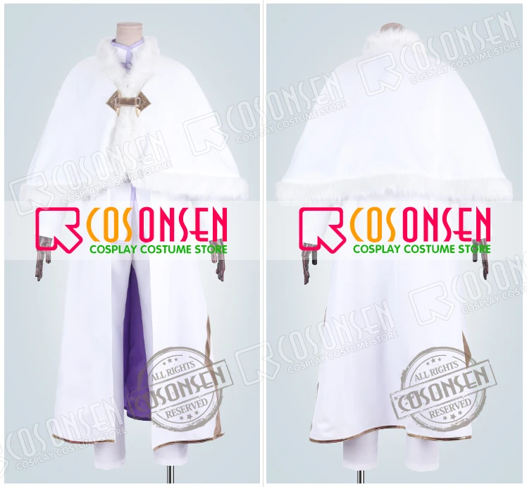 Bungo Stray Dogs Dead Apple Fyodor Dostoevsky Cosplay Costume Anime luxury White Suit for Halloween COSPLAYONSEN Custom Made