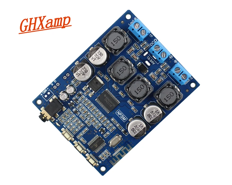 GHXAMP TPA3118 Bluetooth усилитель аудио плата 30 Вт* 2 двухканальный с AUX Bluetooth 5,0 вызов
