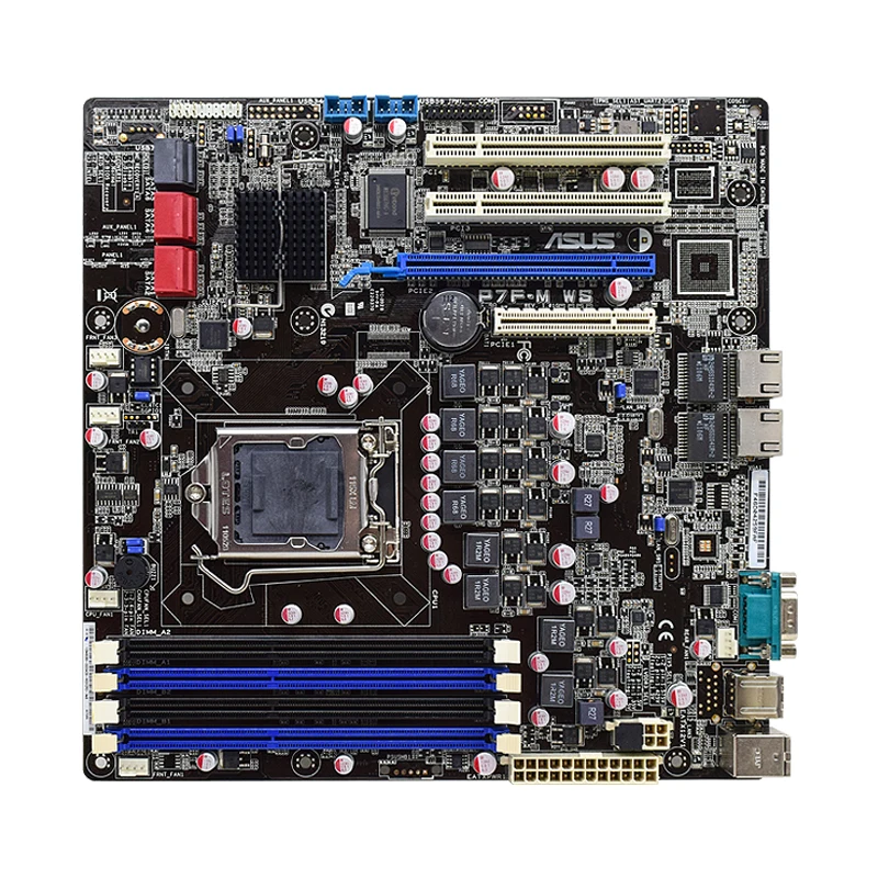 Материнская плата ASUS P7F-M WS 1156 материнская DDR3 с поддержкой памяти Core i7 i5 i3