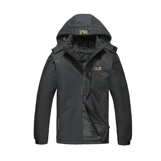 Зимняя походная куртка Мужская Флисовая утепленная парка ветрозащитная