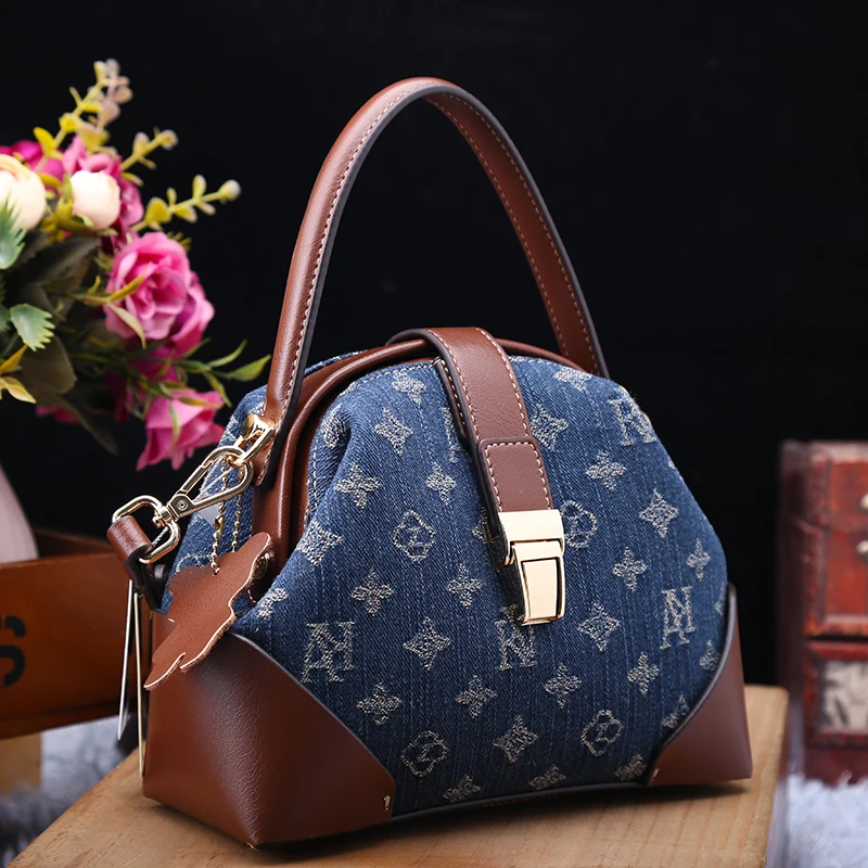 

2021 New Fashion Single Shoulder Messenger Bag Ladies Fashionable Purses and Handbags Full Part Cow Leatehr Bags Neverful Bags
