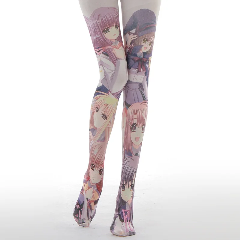 

The Second Element of the Little Sister Print Pantyhose Cartoon Pretty Girl Pantyhose Cosplay Characters Pattern Pantyhose