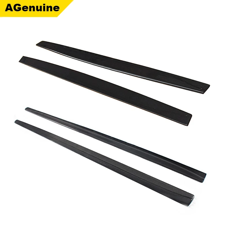 

Real carbon fiber door side aprons side skirts car body side diffuser spoiler for BMW 4 series F32