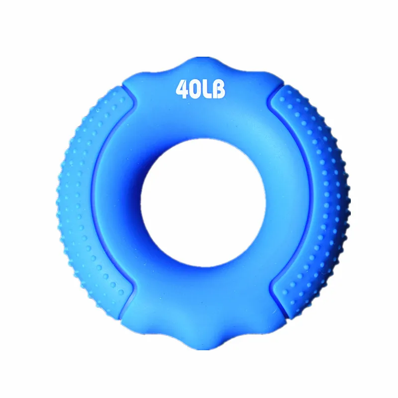 

20-100lb Portable Silicone Hand Gripping Ring Wrist Stretcher Finger Forearm Trainer Carpal Expander