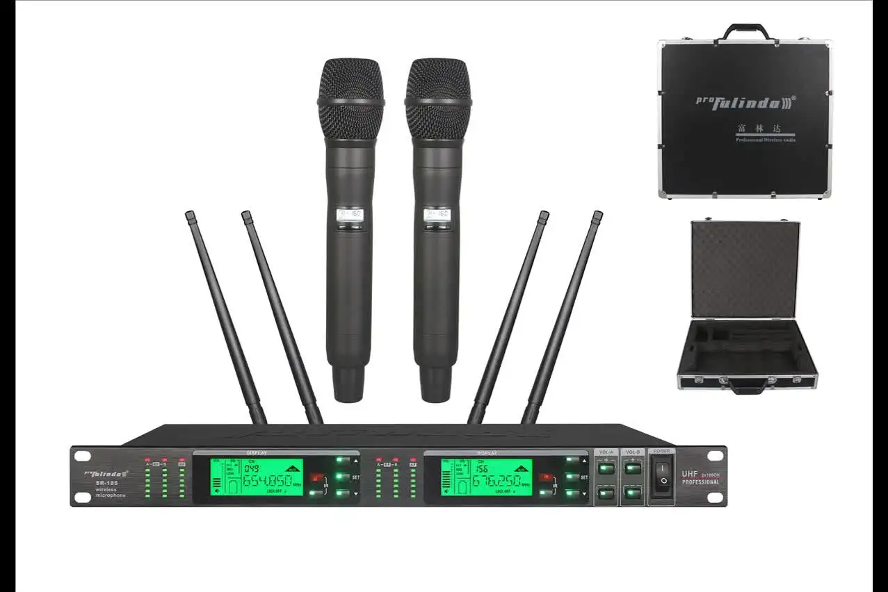 

SR-185 True diversity UHF wireless microphone performance
