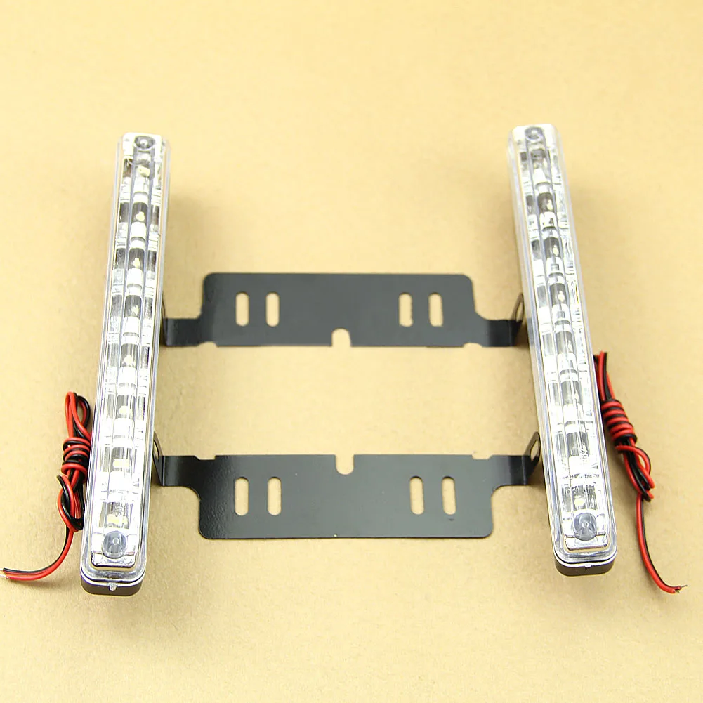 2 шт. Автомобильные светодиодные лампы для дневных ходовых огней 8 светодиодов |
