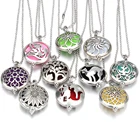 Новые украшения для ароматерапии, ожерелье с подвеской-диффузором, открытый медальон с духами, ожерелье с диффузором эфирных масел Ароматические украшения