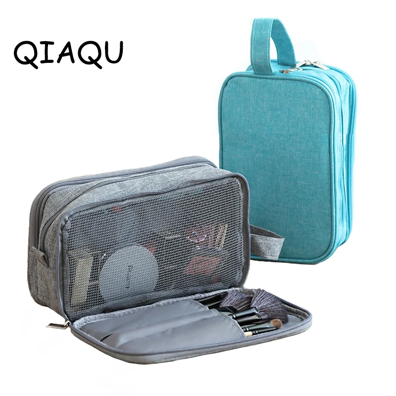 

Travel Cosmetic Storage Bag Portable Toiletry Bag Organizer Hanging Bag Makeup Storage Traveling Bathroom Accessories Wash Pouch