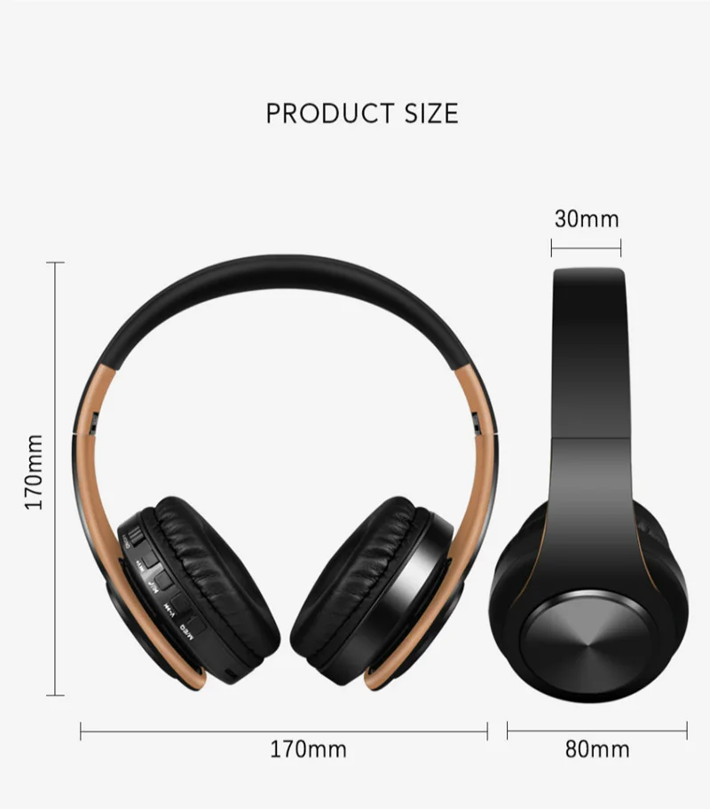 B7 беспроводные наушники Bluetooth гарнитура складные наушники регулируемые наушники с микрофоном для телефона ПК латтоп Mp3 ТВ