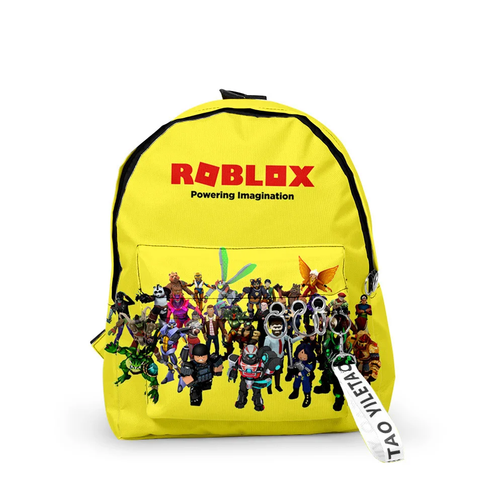 Рюкзак Roblox для студентов школьная сумка водонепроницаемая из ткани Оксфорд в