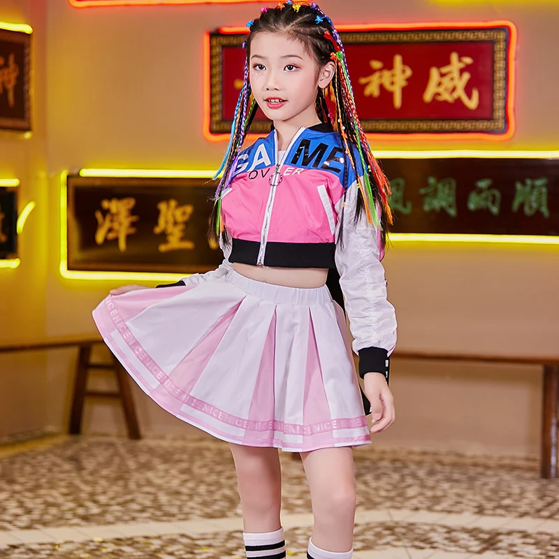 Новинка одежда для джазовых танцев девочек юбка джаза Детское пальто в стиле хип