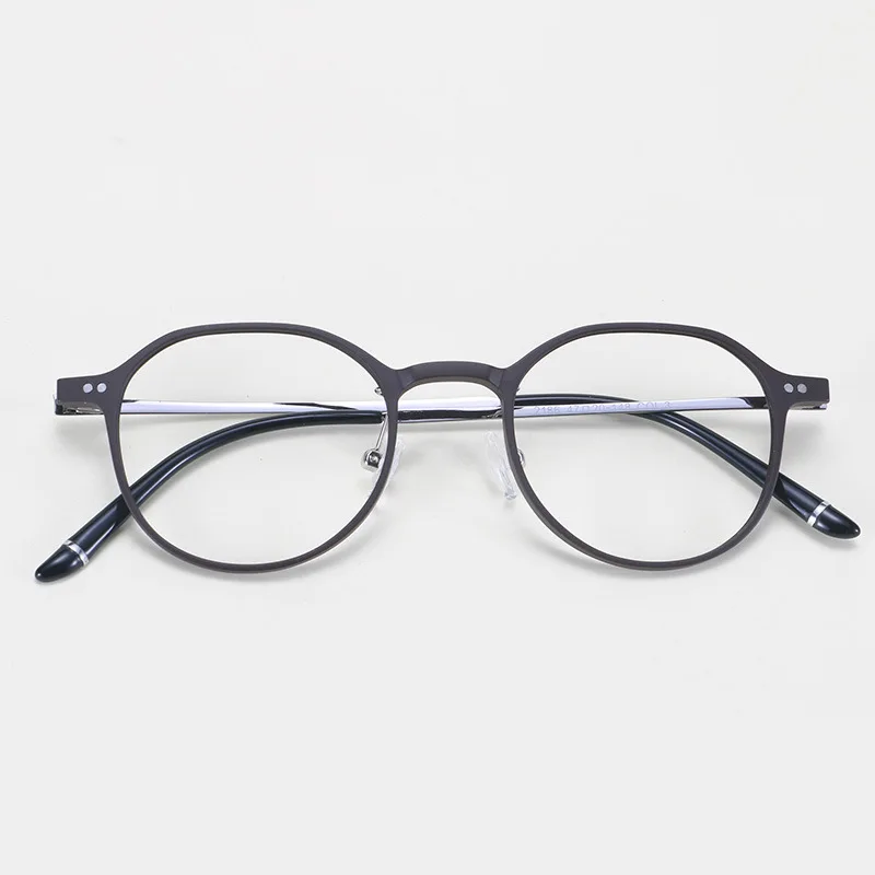 Zerosun Вольфрамовая титановая оправа для очков мужские и женские полигональные