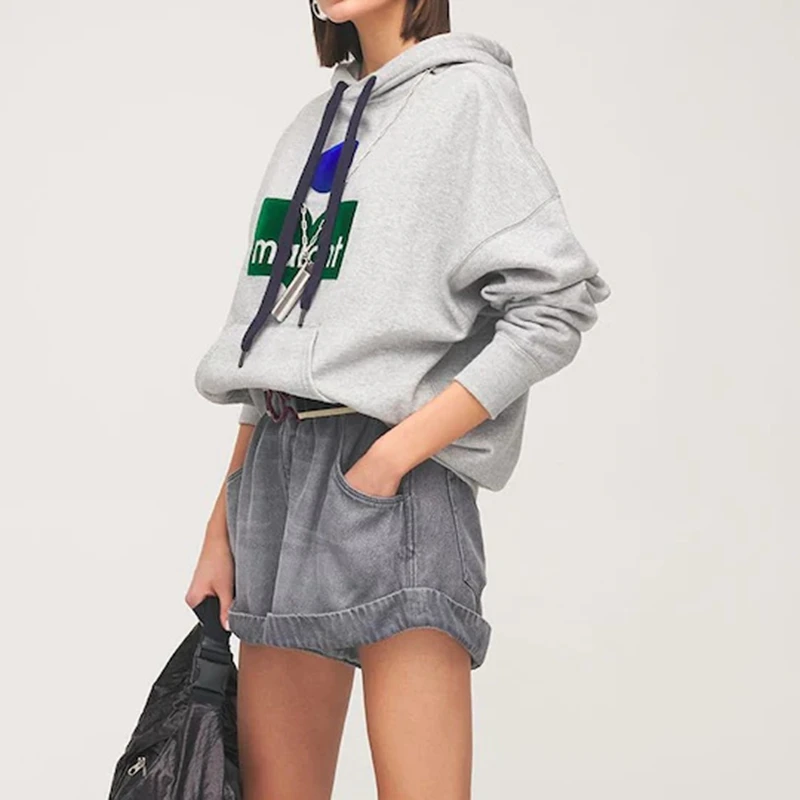 

2021 New Fashion Letters Long-sleeved Sweatshirt Hooded Loose Casual Sports Men's and Women's Tops