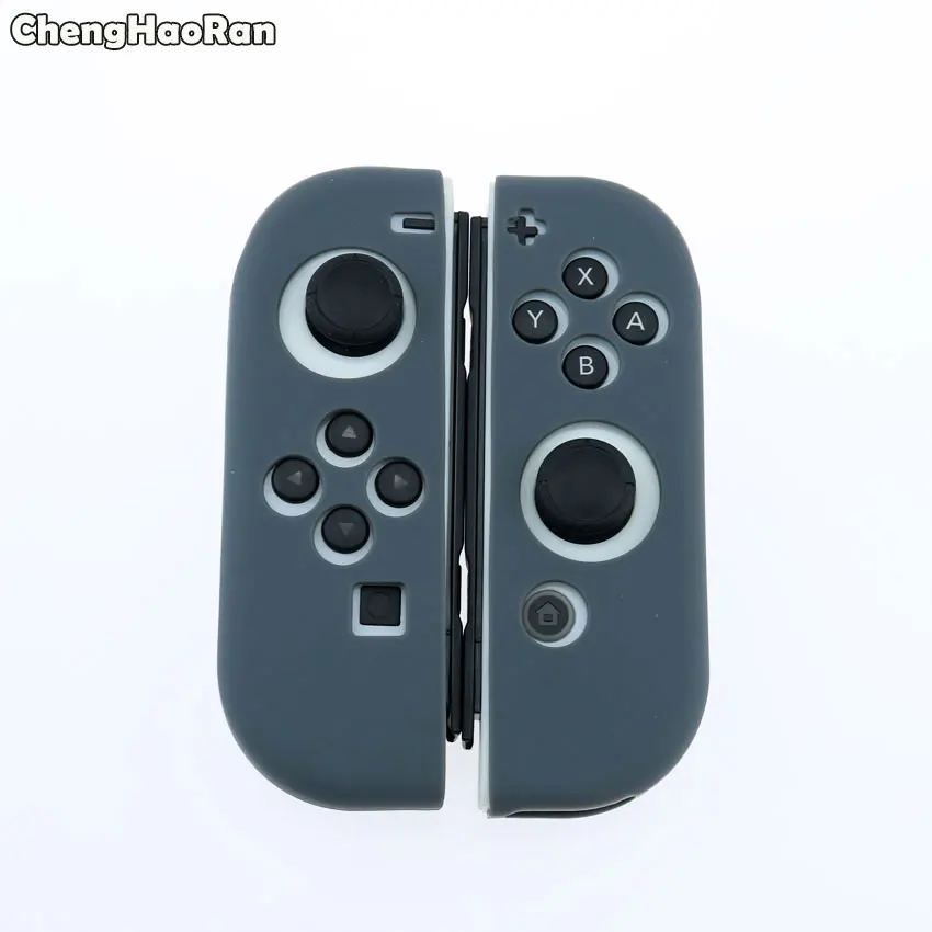 O ChengHaoRan силиконовый резиновый чехол для nintendo Switch контроллер Joy-Con для переключателя NX NS Joycon Grip защитный чехол - Цвет: O