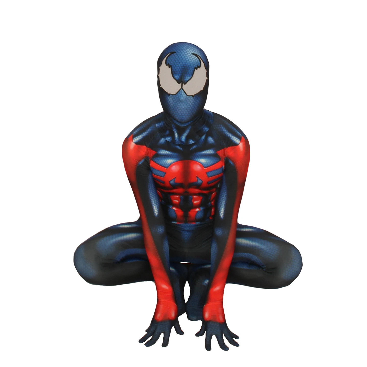 Синий костюм для косплея Zentai 2099 на Хэллоуин боди супергероя фантазия