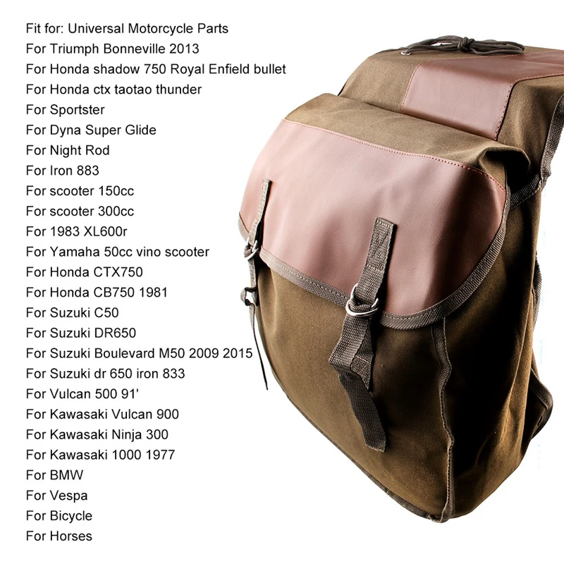 Мотоциклетная сумка для седла набор рыцаря мотоциклиста Sportster BMW Kawasaki Vulcan Ducati