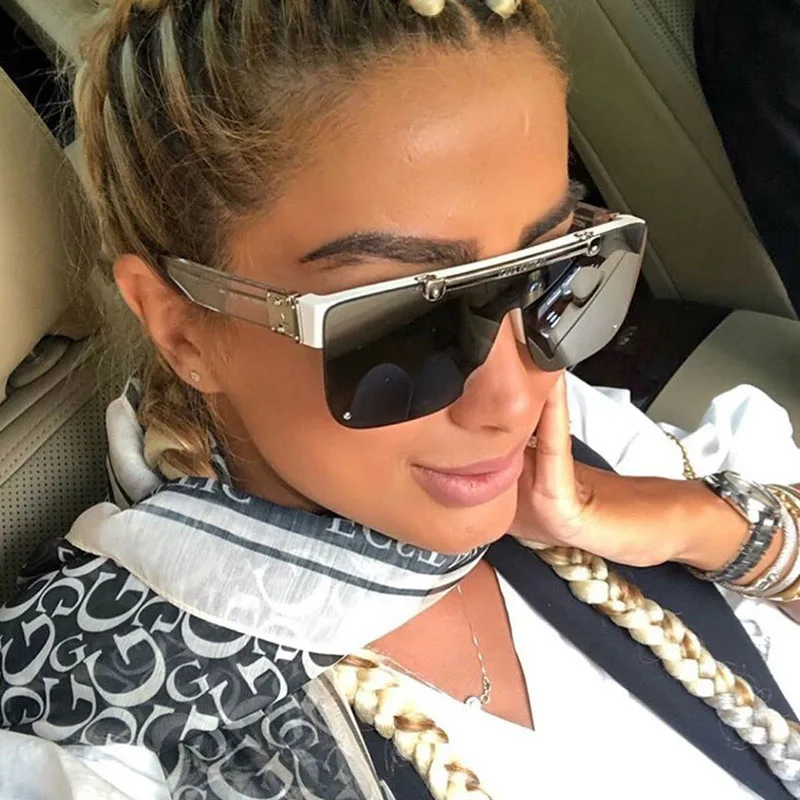 2020 модные знаменитые Роскошные брендовые дизайнерские винтажные негабаритные