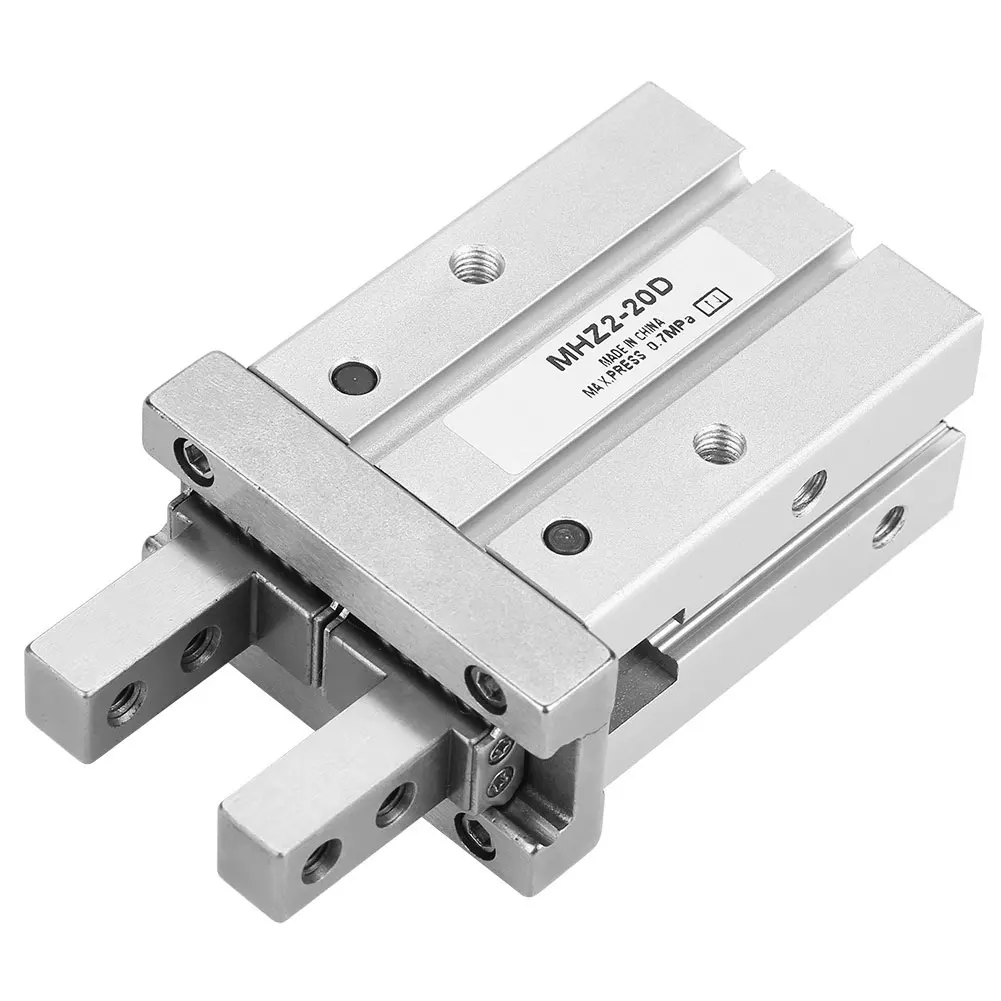 

Pneumatic Cylinder MHZ2-20D 40D Double Acting Air Gripper Pneumatic Finger Cylinder SMC Type Aluminium Clamps Bore Double Rod