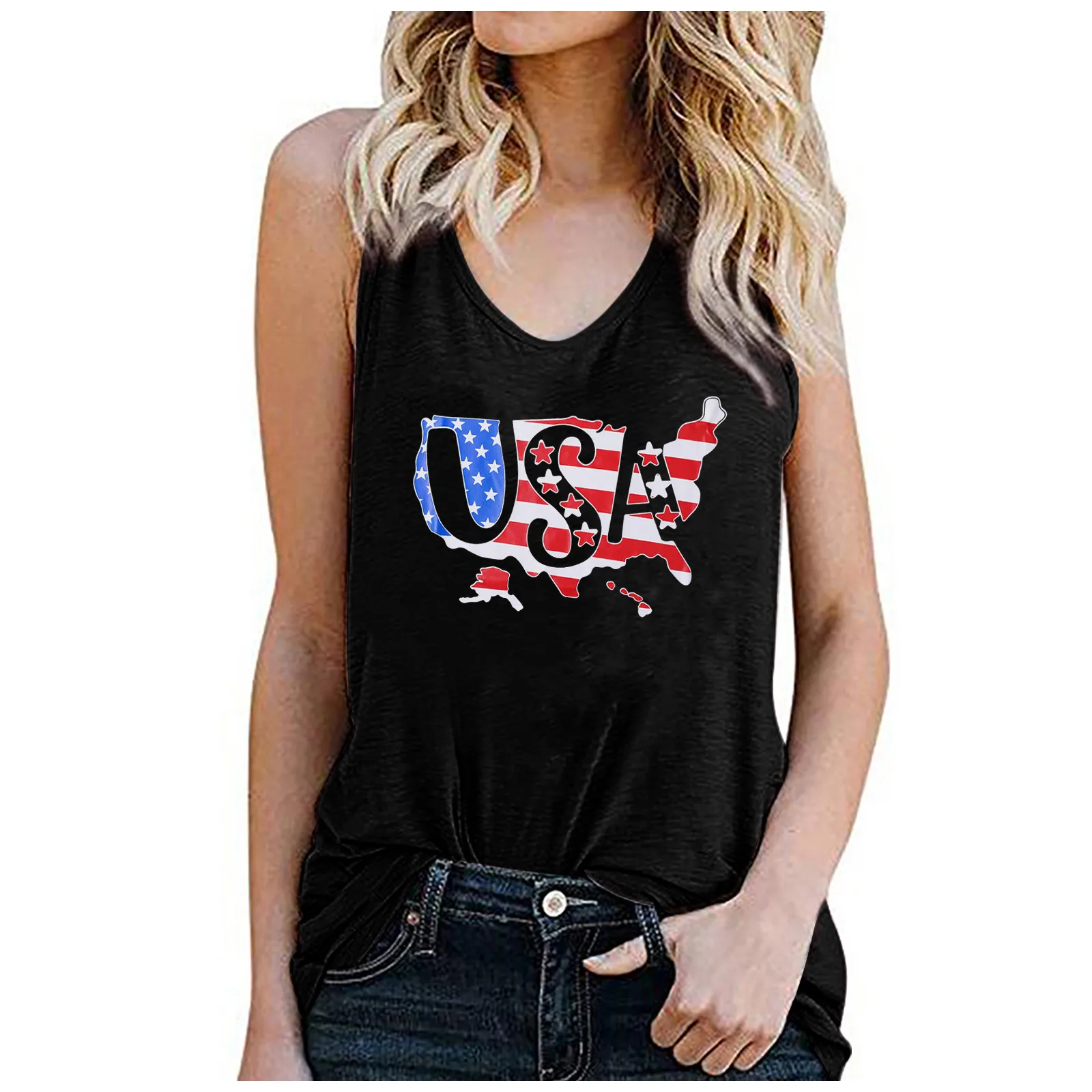 

Women Independence Day BlouseBasicTop Blouse