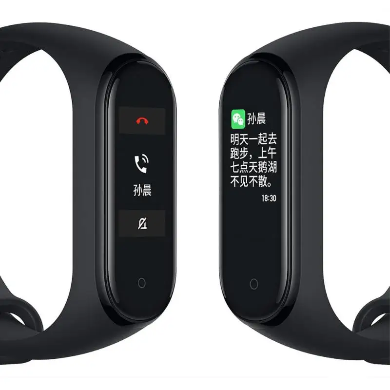 CN версия Xiaomi mi смарт-браслет 4 3 цвета AMOLED экран mi Band 4 фитнес-трекер Bluetooth спортивный водонепроницаемый браслет