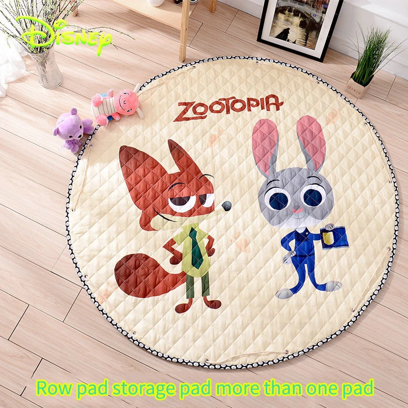 

Коврик игровой детский из чистого хлопка, детский складной коврик для ползания из амортизирующей пены, для предотвращения падения, Стирающ...