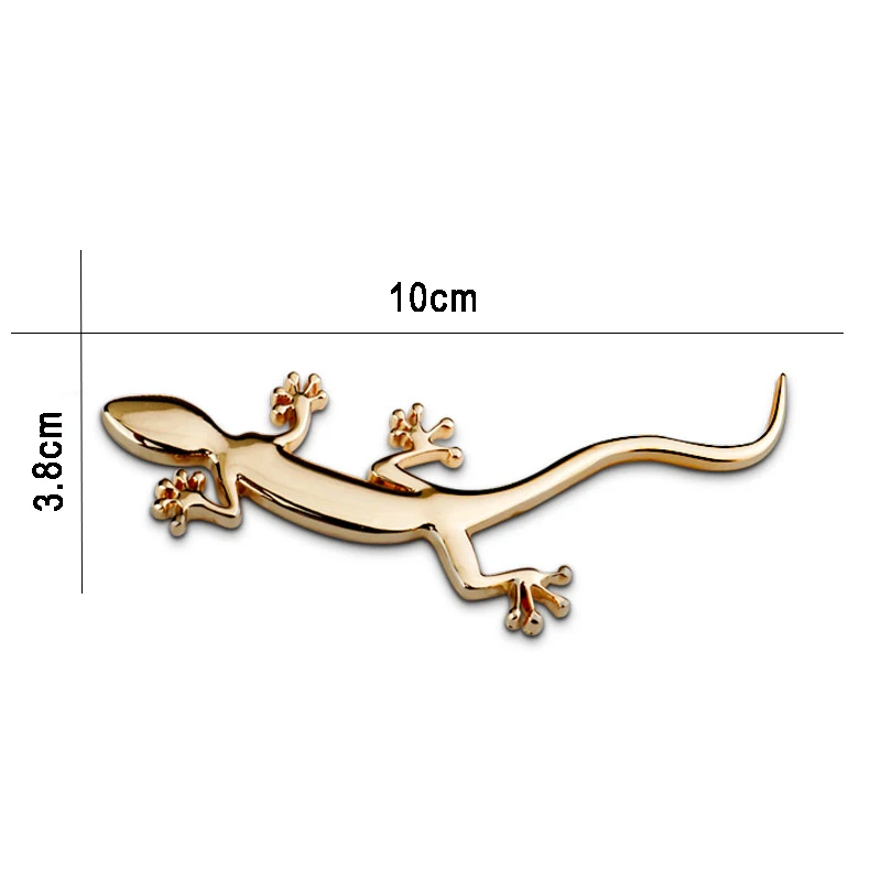 2 pcs Chrome 3D Metal Alloy Emblem Sticker Lizard Gecko Badge for Audi Quattro A4 A5 TT Q3 Car Decal Personality modification | Автомобили