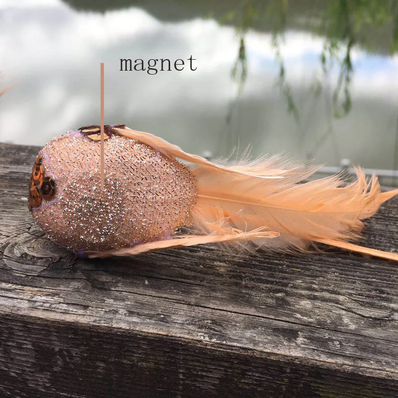 

2pcs/13.5*3*3CM,Decorative Artificial Foam real Feather Sequin Birds,fake Bird for Wedding Party Home Decoration, kids toy gifts