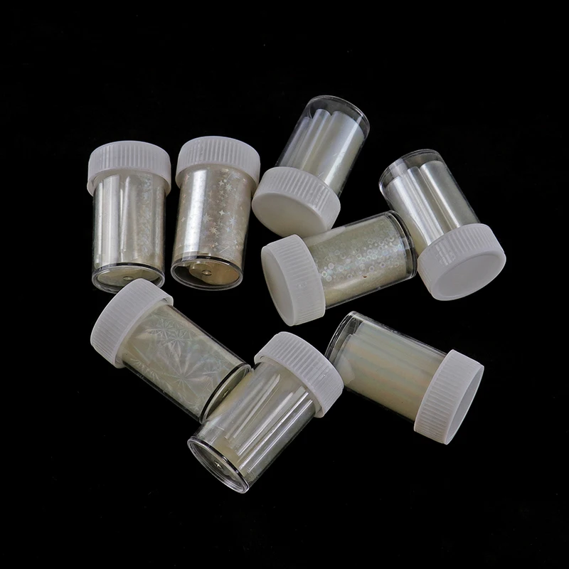 Прозрачная голографическая фольга для ногтей с изображением звездного неба 4*100