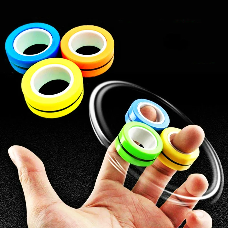3 шт. игрушки Fidget магнитный браслет кольцо распаковать Игрушки Волшебное