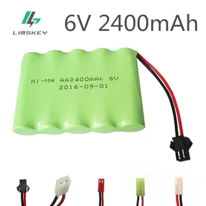 6 в 2400 мАч для радиоуправляемых игрушек, автомобилей, танков, роботов, пистолетов, NiMH батарея AA 6 в 700 мАч батарейки 6 в 2400 мАч для радиоуправляемой лодки