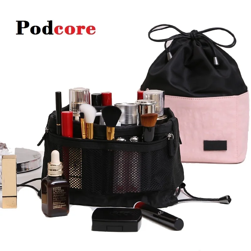 

Косметический Органайзер на шнурке, портативный набор туалетных принадлежностей, дорожный и повседневный косметический чехол для хранени...