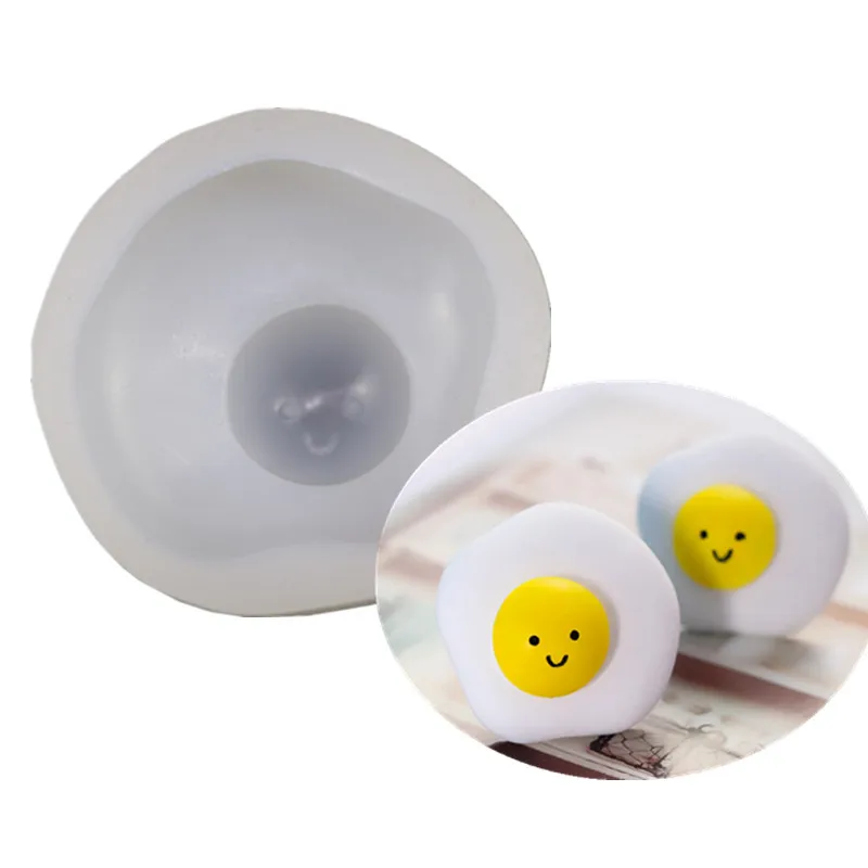 Силиконовая форма для украшения торта 3D яйцо улыбка искусственное мыло