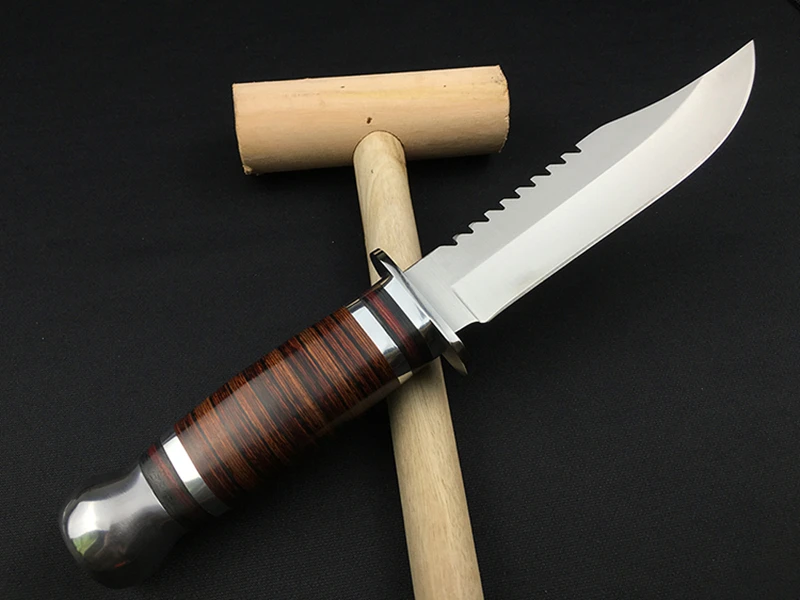 Прямой нож из нержавеющей стали тактический охотничий Клинок для выживания на