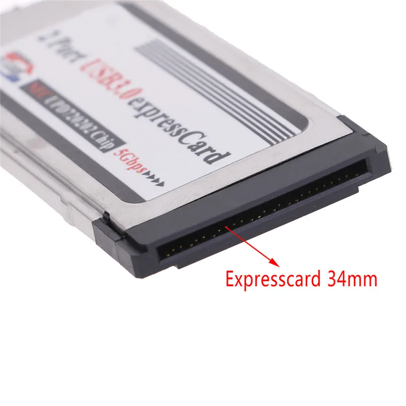 Новый USB 3 0 двойной 2 порт экспресс карта 34 мм Слот Экспресс Карта PCMCIA конвертер