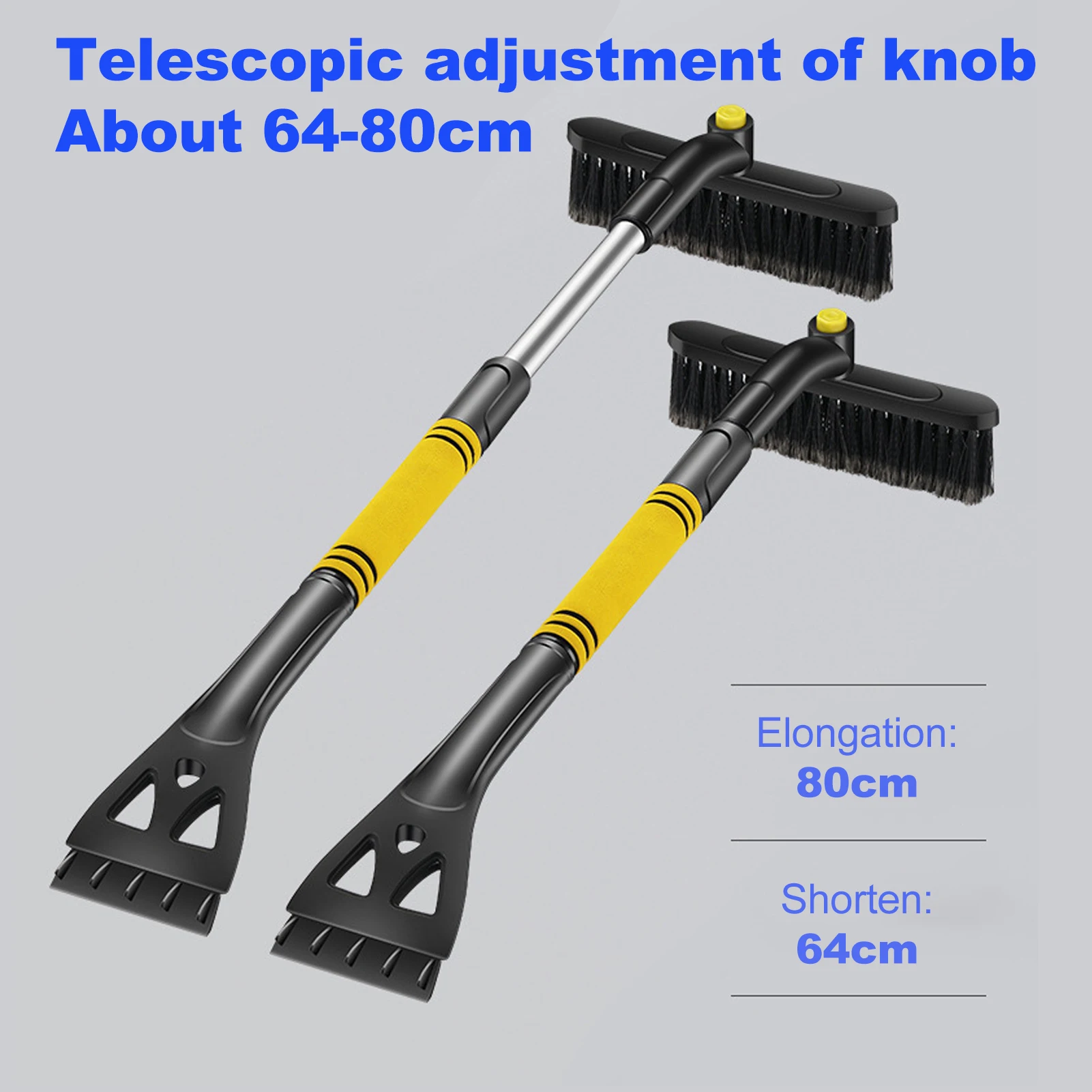 

3-in-1 Car Cleaning Brush Ice Scraper Detachable Snow Shovel Brush Dust Remove Brush Auto Windshield Snow Brush