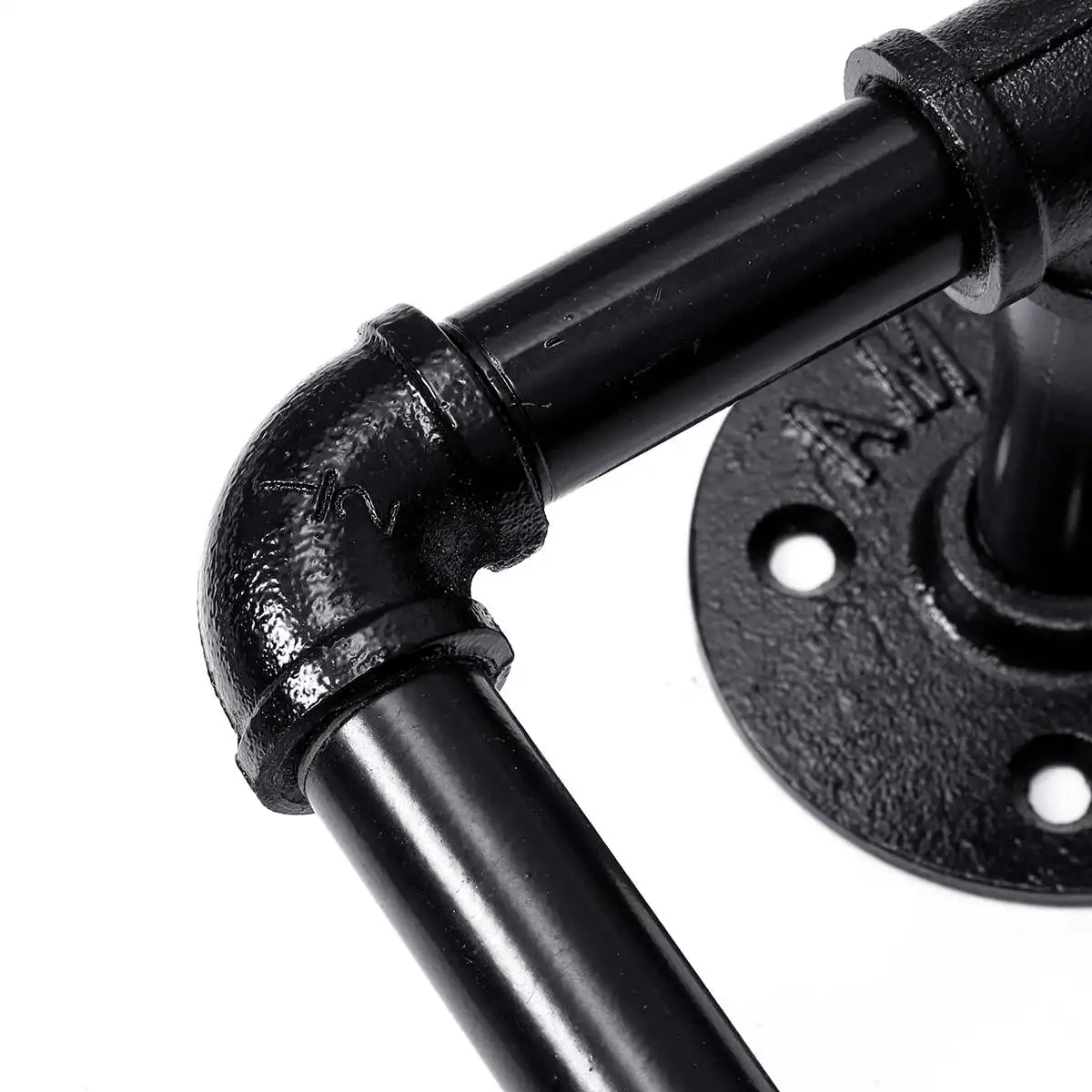 

DIY Shelf Industrial Furniture Wall Shelf Bracket Home Decor Hanging Storage Shelves Iron Pipe Bookcase Black DIY Pipe Shelves