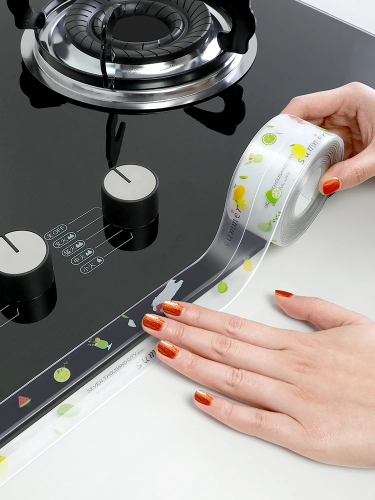 

Waterproof Oil Proof Tape Strip Kitchen Sink Paste Gap Beauty Seam Bathroom Toilet Paste Mold Tape