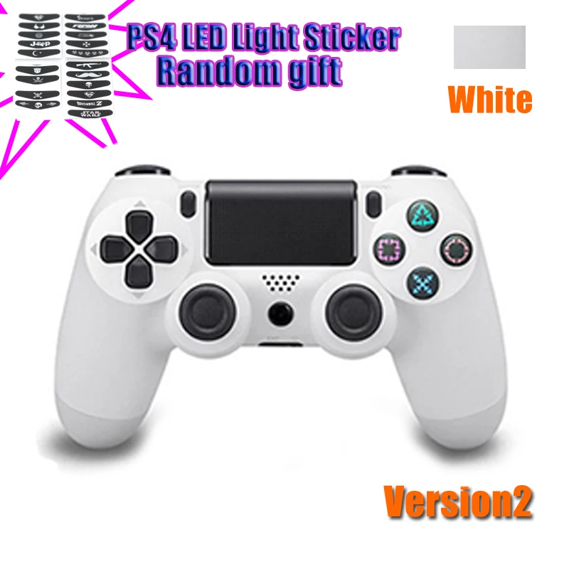 White Новая версия 2 4,0 контроллер для SONY PS4 Геймпад для Play Station 4 джойстик Беспроводная консоль для PS3 для Dualshock - Цвет: White