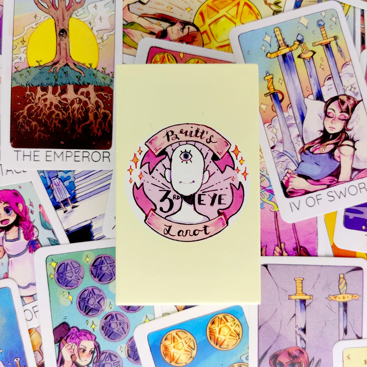 Карты Таро третий глаз Бритты мистическое руководство гадание развлечения