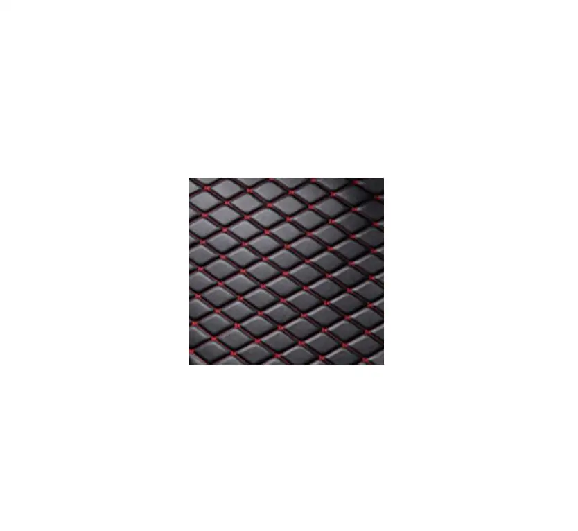Для кожаного багажника автомобиля коврик грузовой лайнер для Honda Civic 10-го поколения ковры аксессуары с покрытием - Название цвета: black red wire