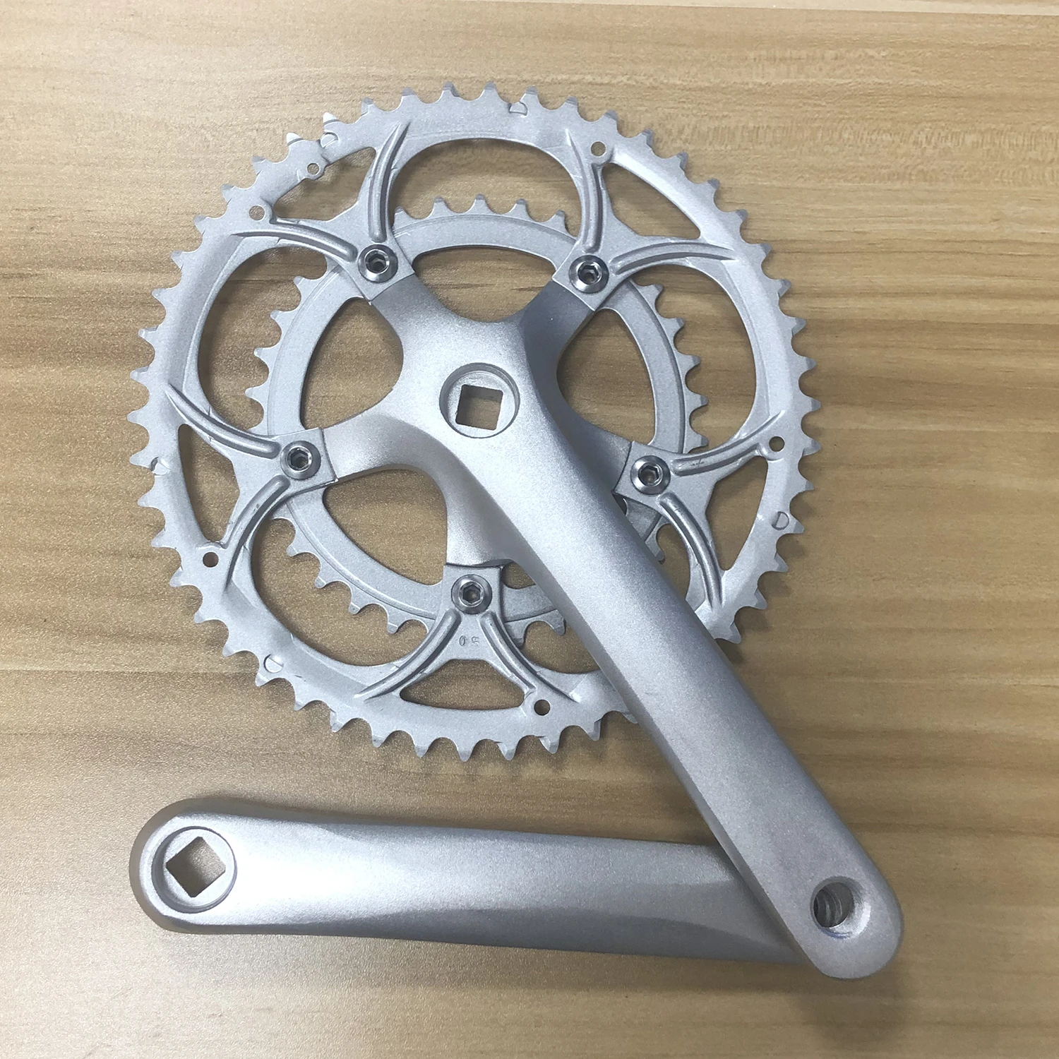 Road Bike High-end Chainwheel Bicycle Aluminum Alloy 50-34T 8/9S Chainring Square Hole Racing 170mm Crank Cycling Parts Crankset