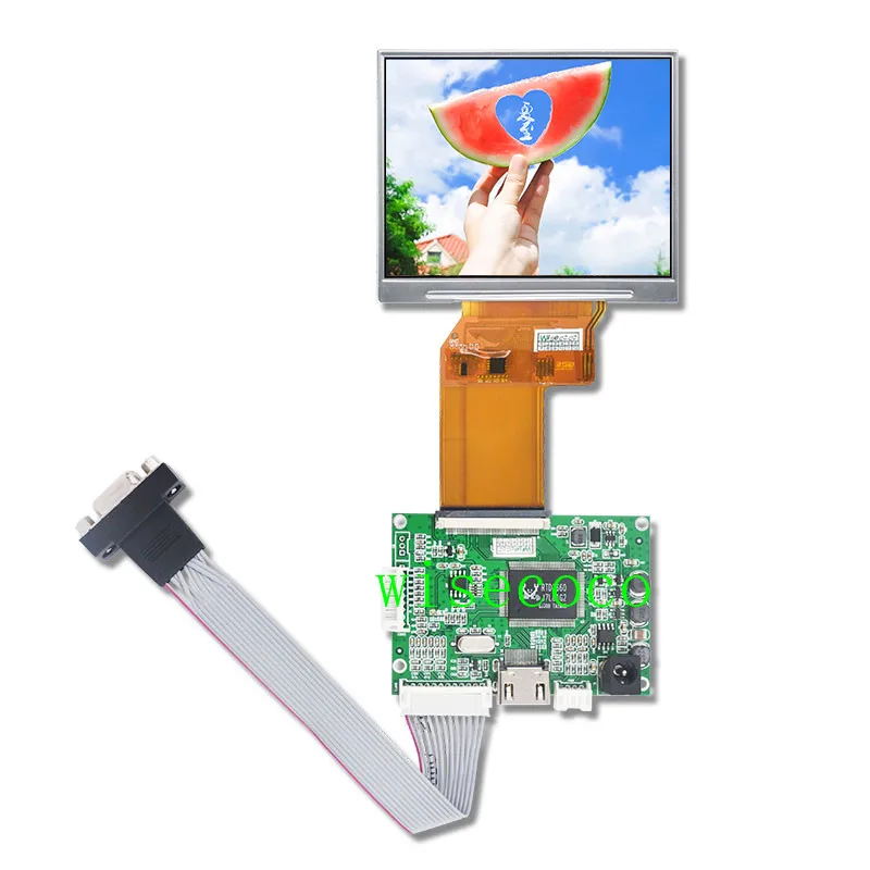 3 5 дюймовый 640*480 LCD JT035IPS02 V0 экран дисплей контроллер привода для КПК|Экраны