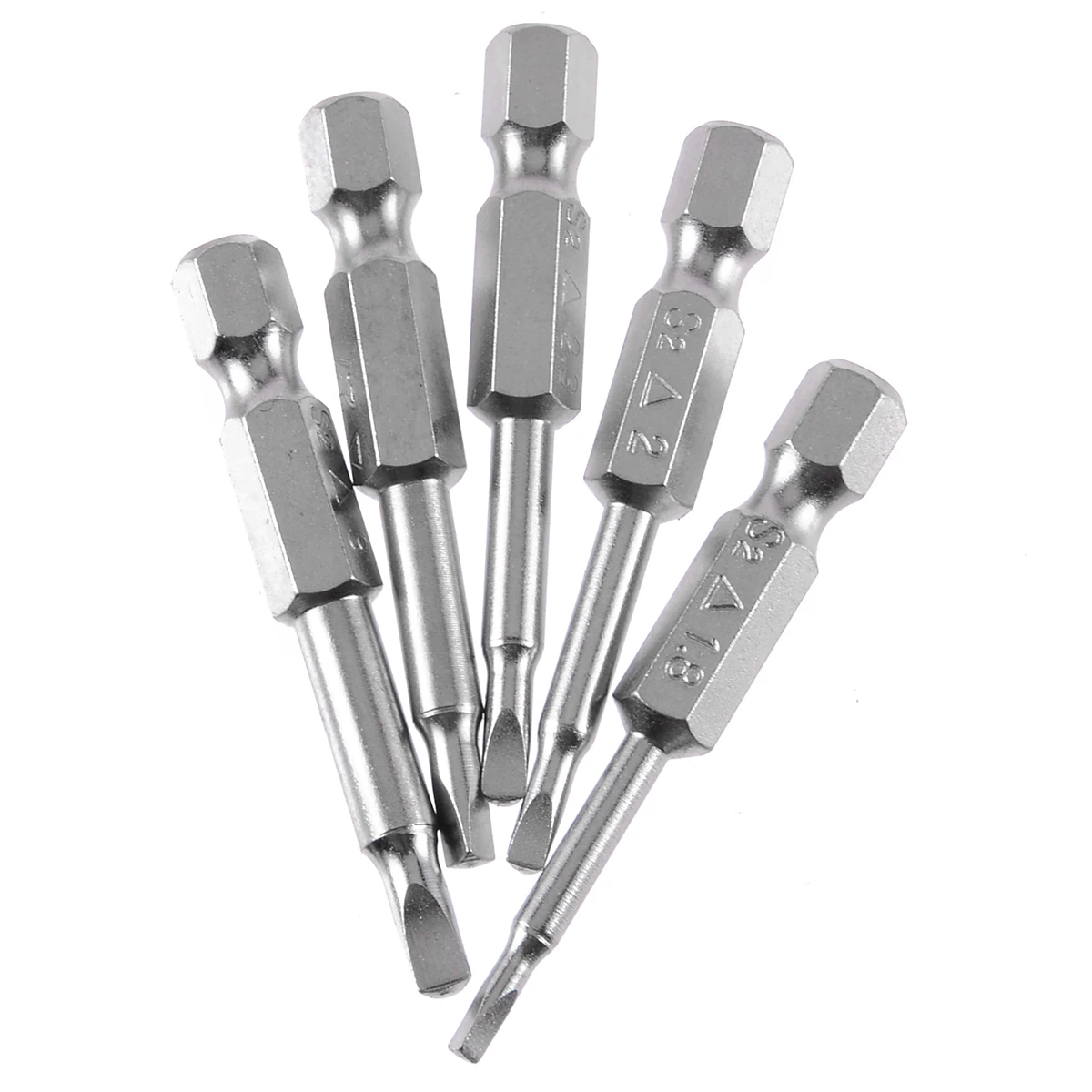 5pcs 50mm S2 Screwdriver Bits Triangle Head 1.8-3.0mm Fit For Pneumatic Electric Rechargeable Drill Wind Batch Tool - купить по
