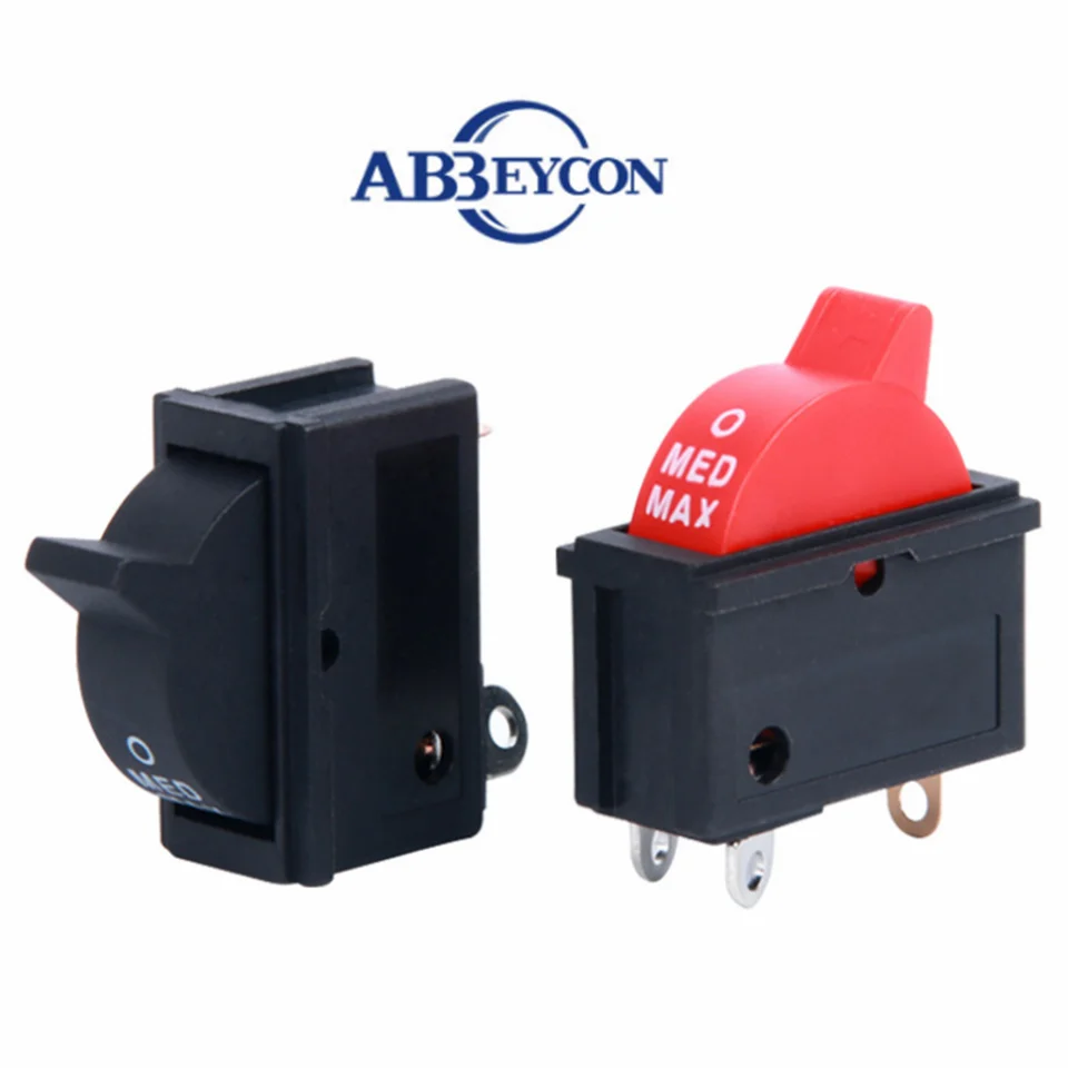 2 шт. 3-контактный переключатель SPDT 10 А 250 В 3 позиции