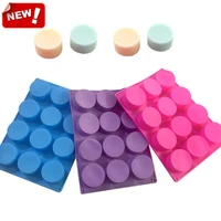 12 cavity silicone soap mold form fondant cake chocolate baking mold soap jelly muffin cupcake pastry molds cake decorating tool