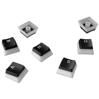 double lens backlit pbt pudding keycap set suitable for conventional 104 keyboard