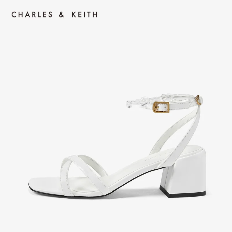 CHARLES＆KEITHНовинка на Весну и Лето 2020CK1 60480016Женские босоножки высоком каблуке с