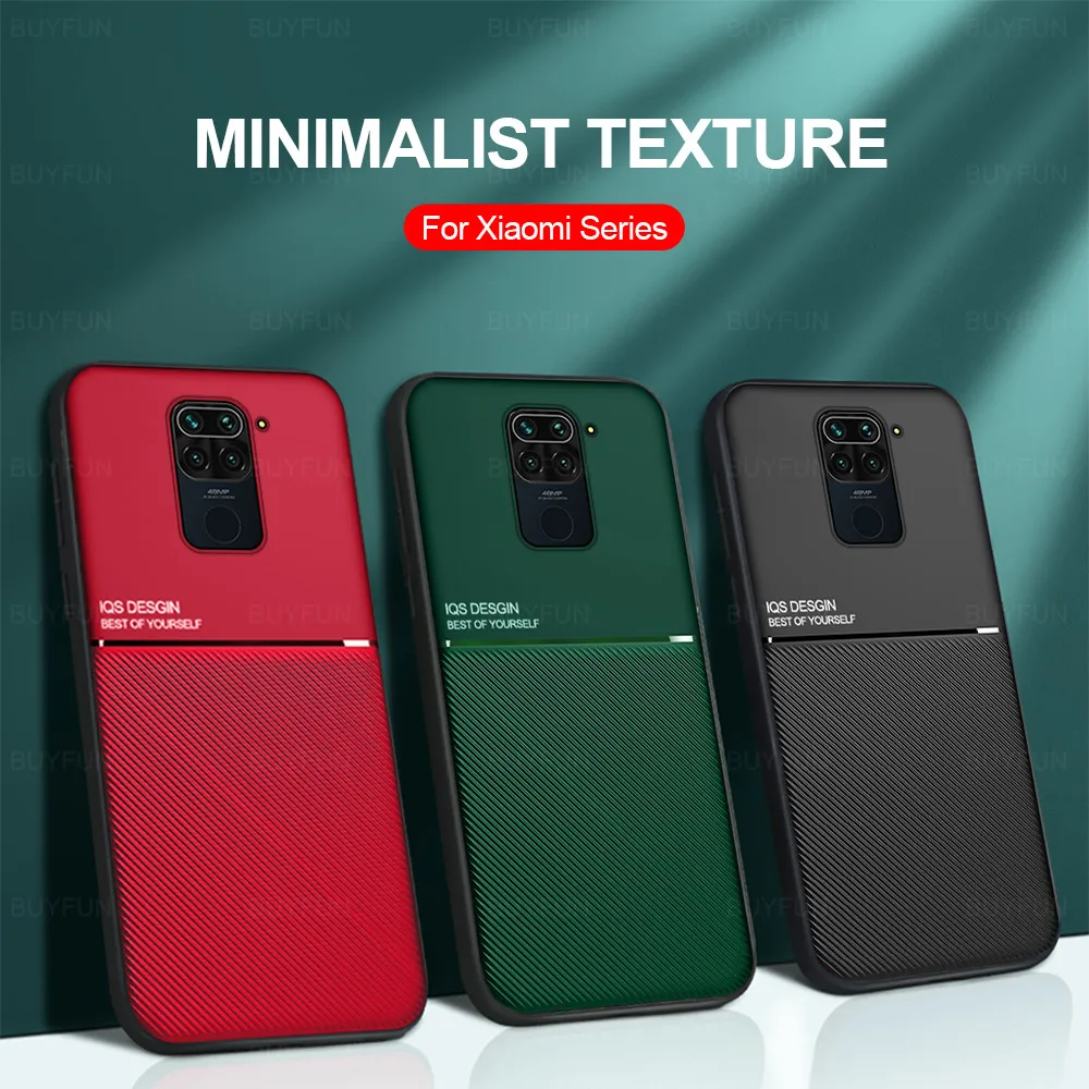 

redmy not 9 case magnetic car holder matte shell cover for xiaomi redmi note 9 pro s a 9s 9a case silicon shockproof coque funda