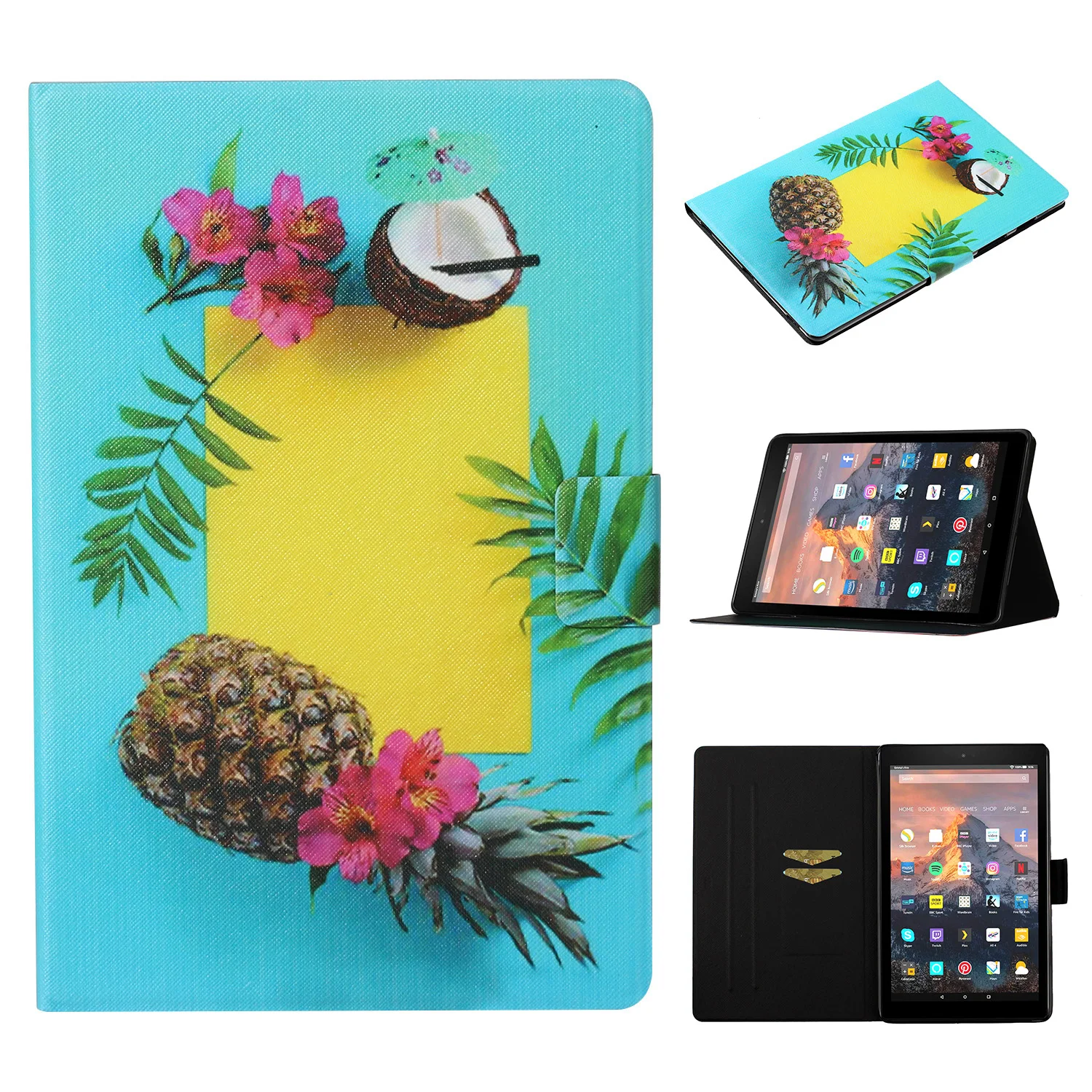 Чехол для Coque Amazon Kindle Paperwhite 6 0 дюймов цветок Сова из искусственной кожи чехол 1 2 3 4