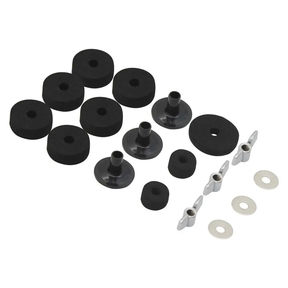 Новый DS-18 аксессуары для барабана набор из 18 частей Cymbal Шерстяная накладка ручка